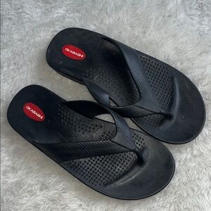 Okabashi Classic Black Sandals size 11